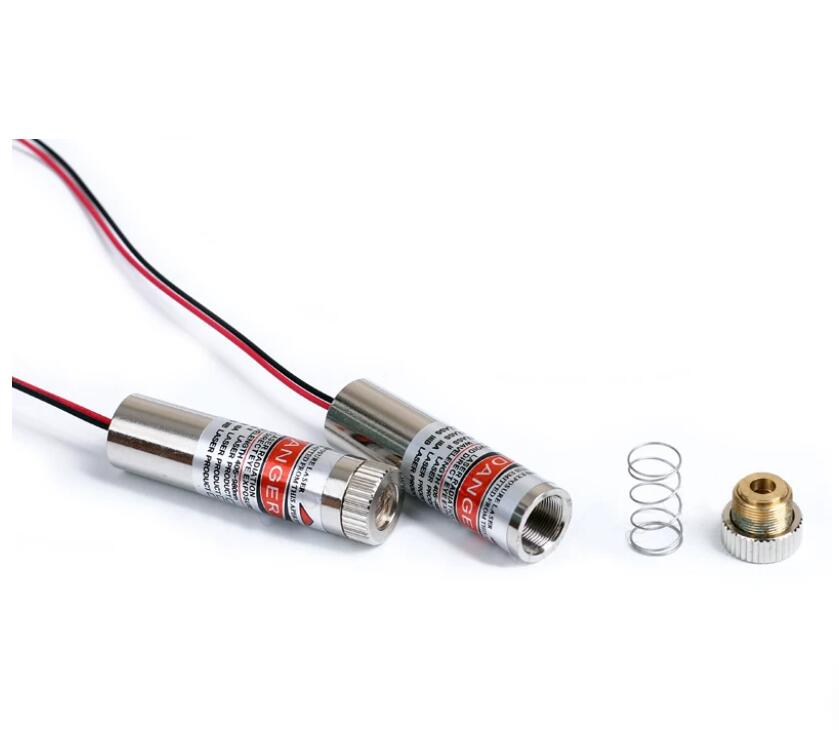 Industrial Laser Line - Einstellbarer Fokus 520nm 130MW Grüner Punkt/Linie/Kreuz