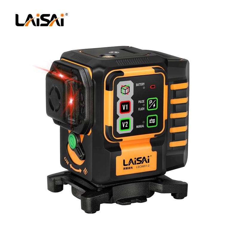 Industrial Laser Line - LAISAI Industrieller 8/12-Linien-Laser-Nivelliergerät, hochpräzise, rot, grün,