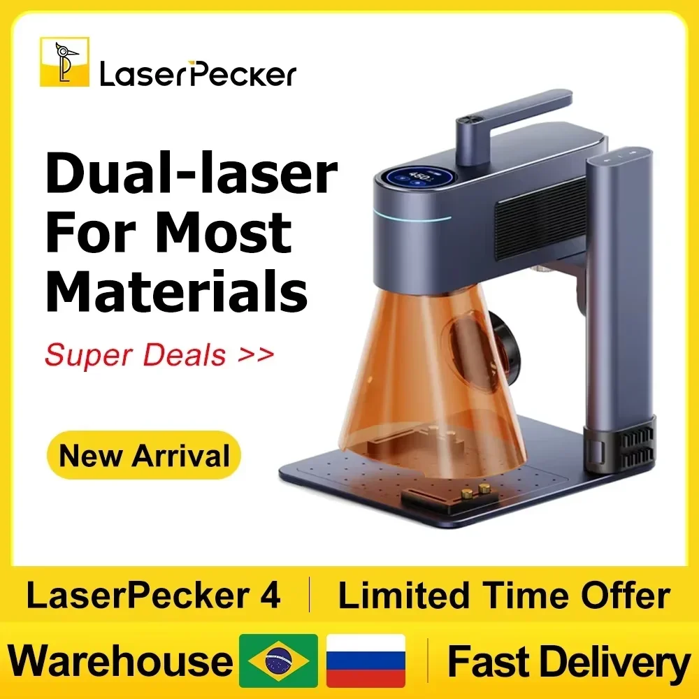 Industrial Handheld Laser Engraver - LASERPECKER 4 LP4 Lasergravurmaschine für alle