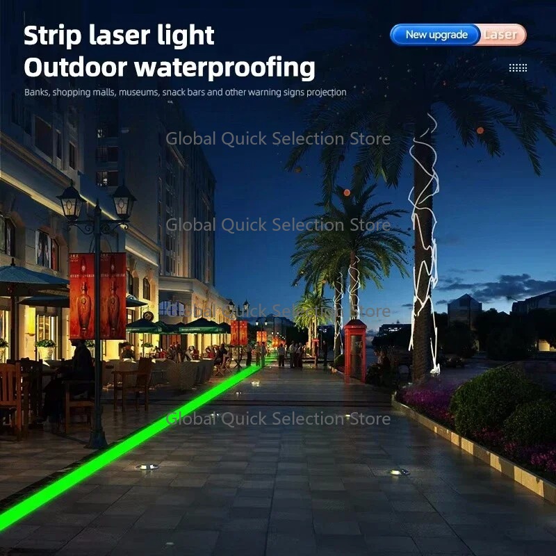 Industrial Laser Projector - Industrieller Virtueller Laser-Sicherheitslinien-Projektor Bodenmarkierungs-Warnleuchte
