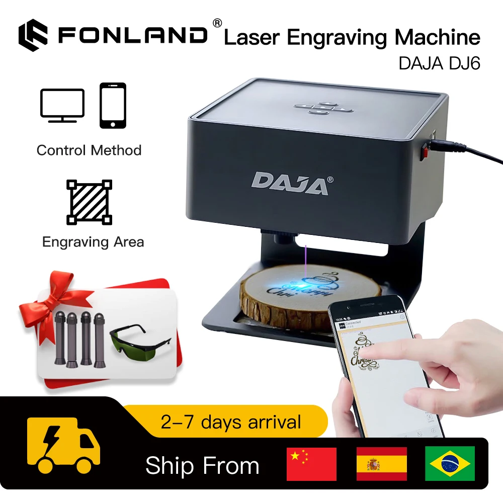 Industrial Handheld Laser Engraver - DAJA Lasergravierer CNC DIY DJ6 Lasergravurmaschine