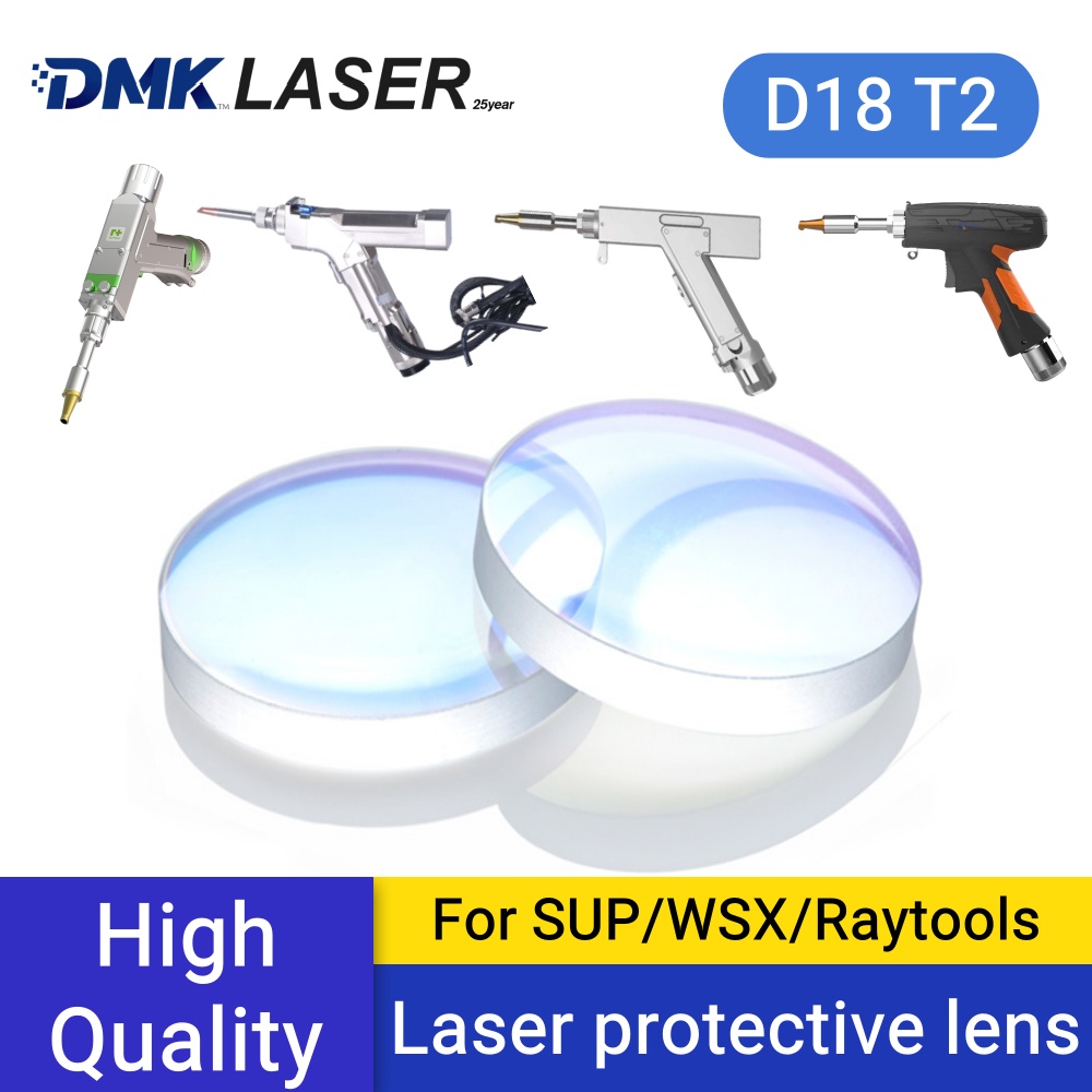 Industrial Laser Glasses - DMK Laser-Schutzlinse D18 T2 Schweißfenster Schutzbrille