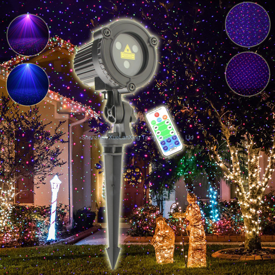Industrial Laser Projector - ESHINY RG/RGB Laser Garten Licht Moving