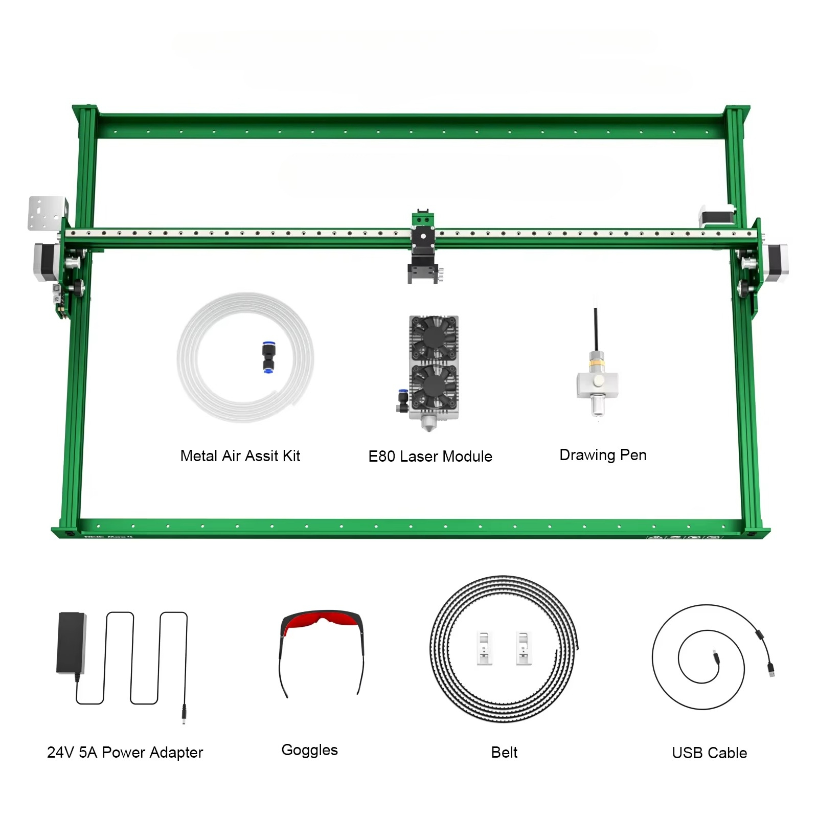 Für Max 4 E80 Hochleistungs-4- – Industrial Laser Engraver For Wood Bewertung und Preis