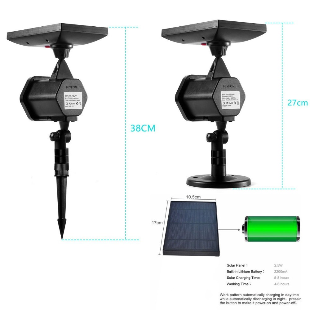 6W LED Solar-Landschaftsbeleuc – Industrial Laser Projector Bewertung und Preis