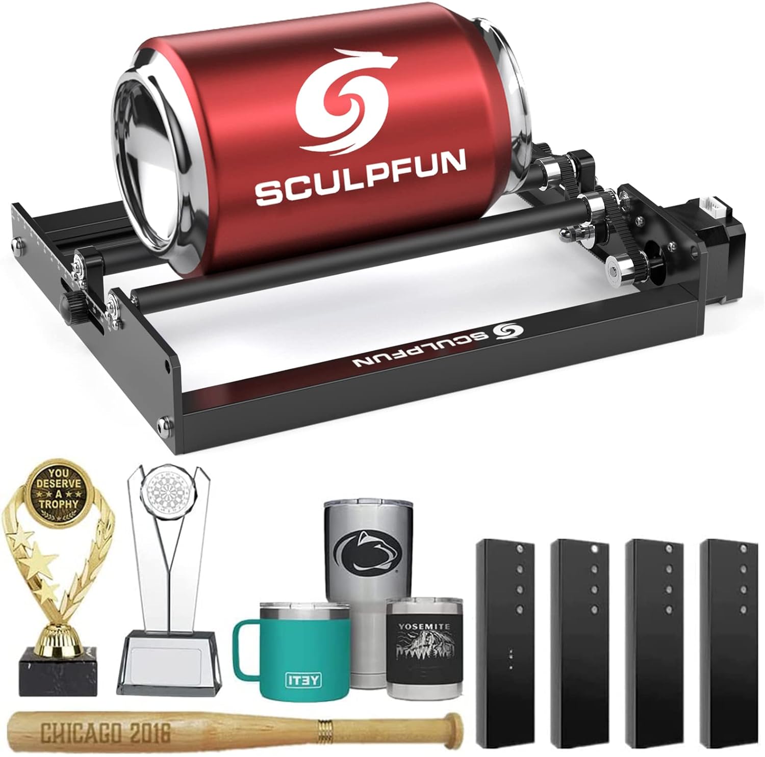 SCULPFUN Laser-Rotationswalze, – Rotary Axis Laser Engraver Bewertung und Preis