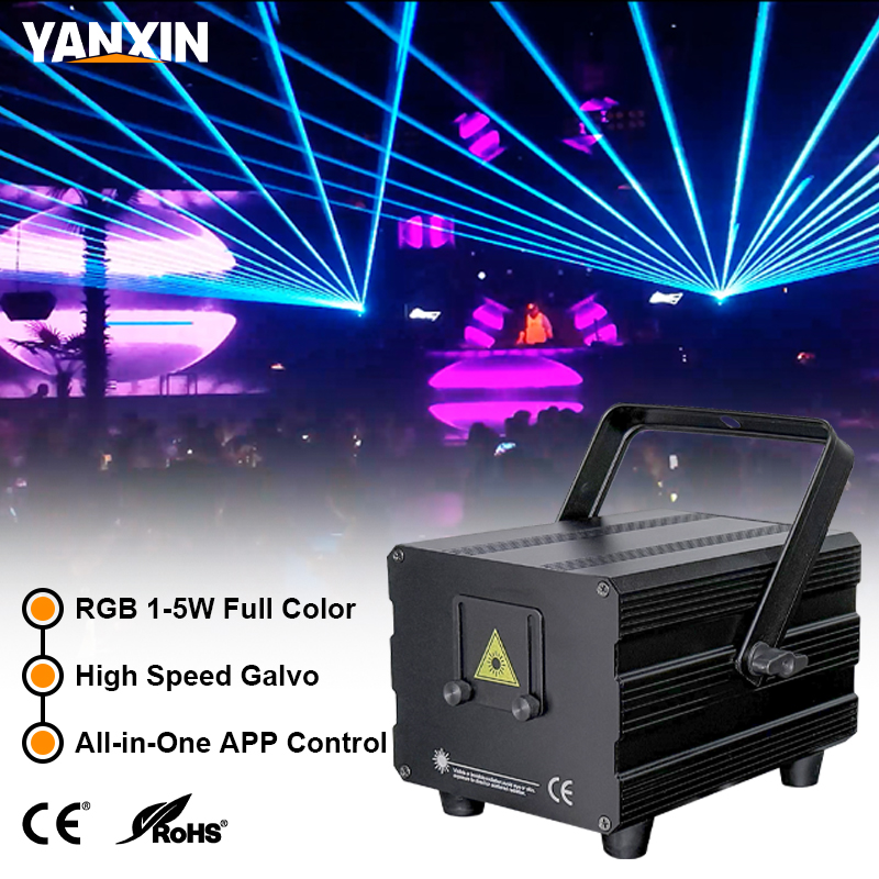 5W RGB Animations-Laserlicht 2 – Industrial Laser Projector Bewertung und Preis