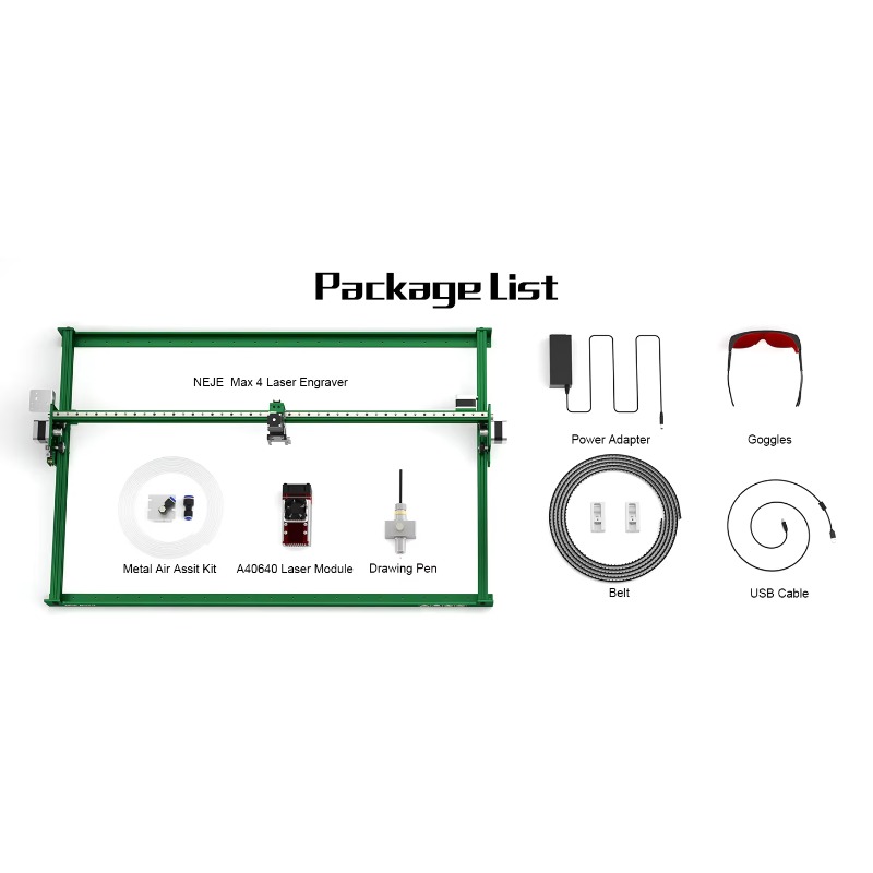 NEJE Max 4 A40640 Hochleistung – Industrial Laser Engraver For Wood Bewertung und Preis