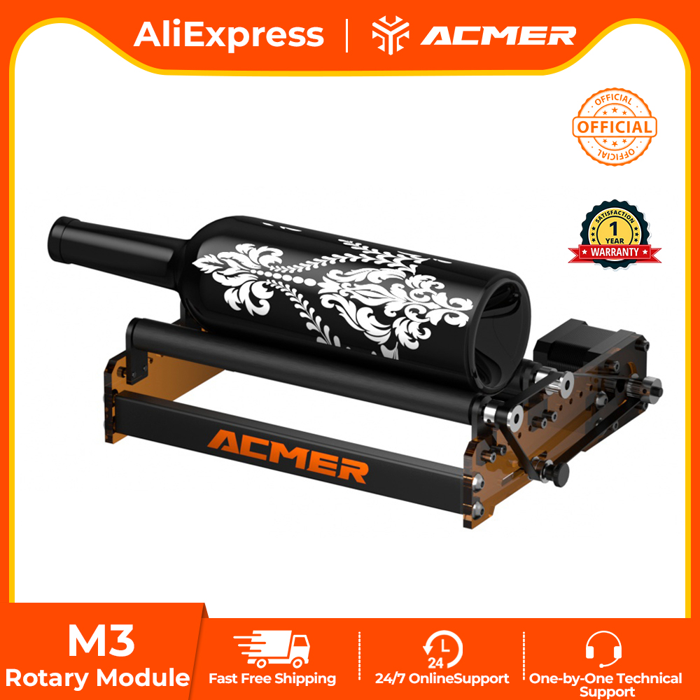 ACMER M3 Laser-Rotationswalze  – Rotary Axis Laser Engraver Bewertung und Preis
