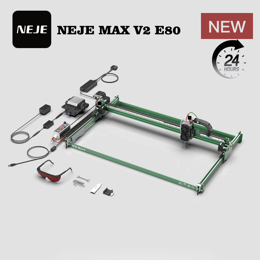NEJE MAX V2 E80 80W 455nm Lase – Industrial Laser Engraver For Wood Bewertung und Preis